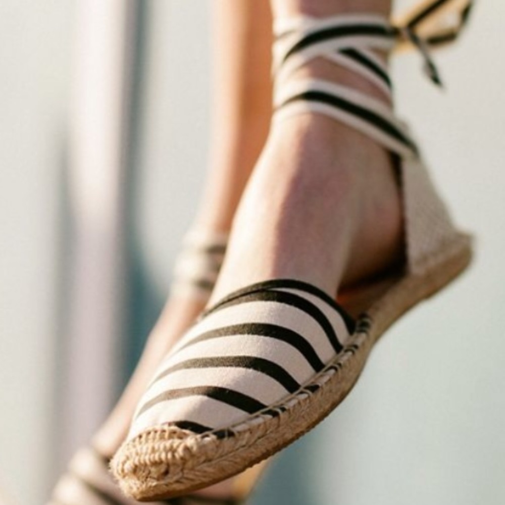 Lace up sandals